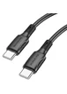Дата кабель Borofone BX80 Type-C to Type-C 60W (1m) Черный