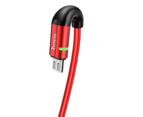 Дата кабель Hoco U93 "Shadow" MicroUSB (1.2 m) Красный