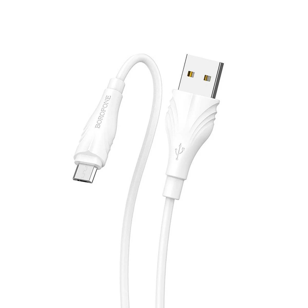 Дата кабель Borofone BX18 Optimal USB to MicroUSB (1m) Белый