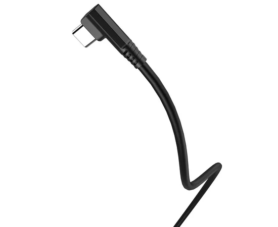 Дата кабель Hoco U83 "Puissant Silicone" Type-C (1.2 m) Черный