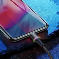 Дата кабель Baseus Halo Data Lightning 2.4A (0.5m) Black