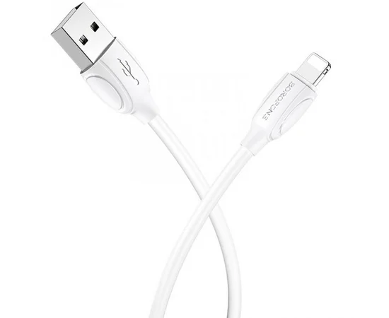 Дата кабель Borofone BX19 USB to Lightning (1m) Белый