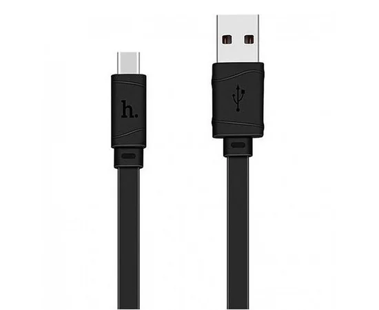 Дата кабель Hoco X5 Bamboo USB to Type-C (100см) Черный