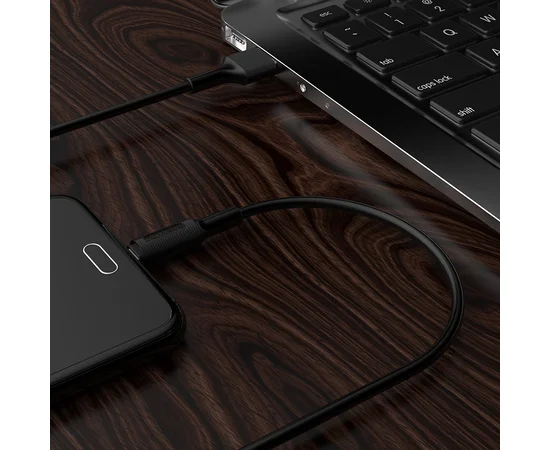 Дата кабель Borofone BX1 EzSync USB to MicroUSB (1m) Черный