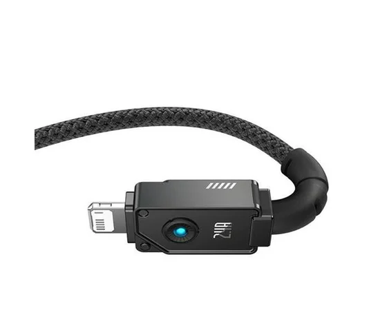 Дата кабель Baseus Unbreakable Series Fast Charging USB to Lightning 2.4A 1m (P10355802111-0) Black