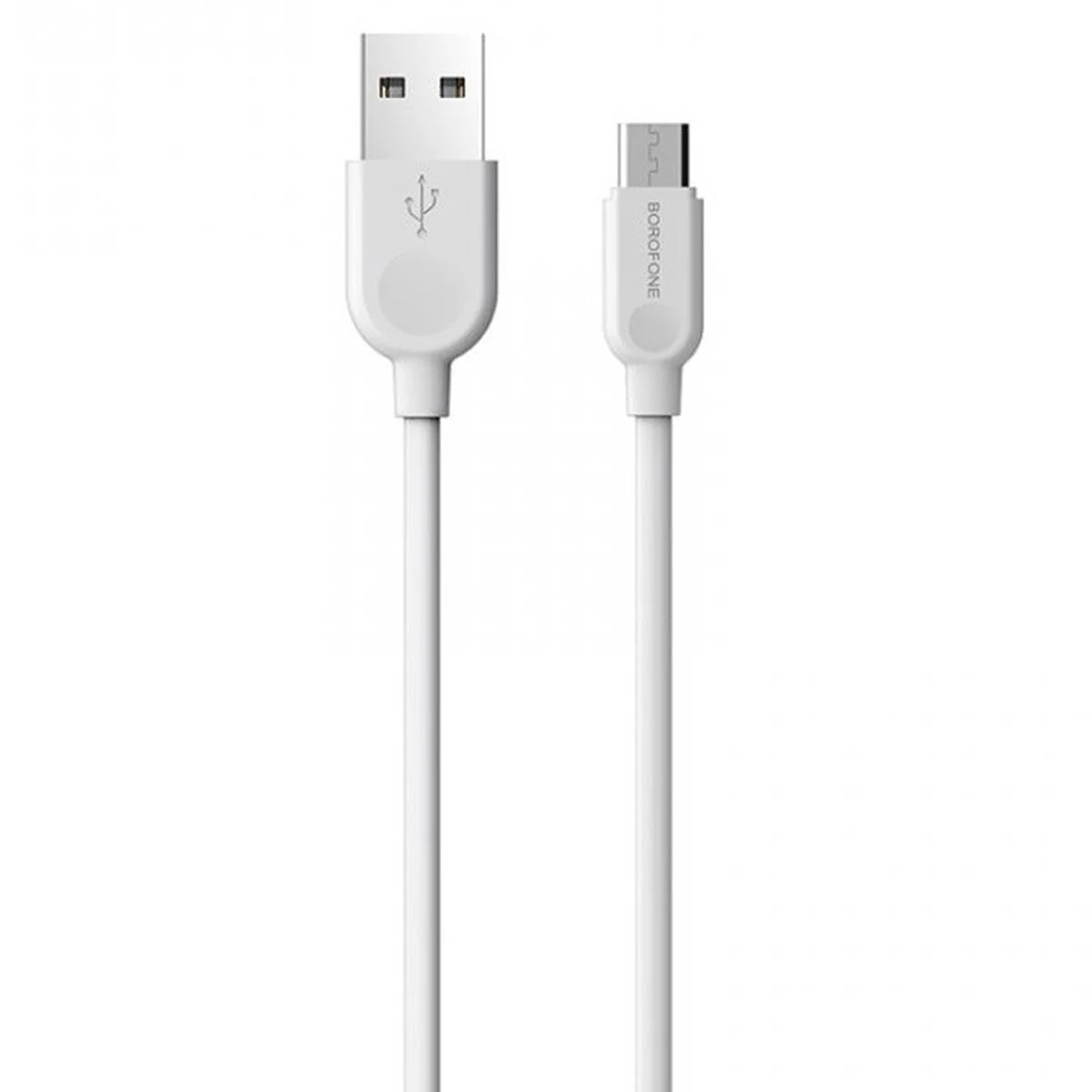 Дата кабель Borofone BX14 USB to MicroUSB (3m) Білий