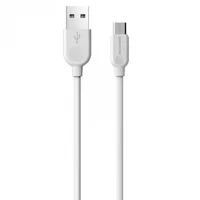 Дата кабель Borofone BX14 USB to MicroUSB (3m) Білий