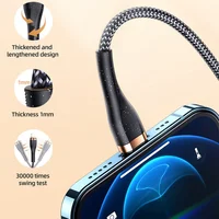 Дата кабель Usams US-SJ489 U64 Type-C To Lightning 20W PD (1.2m) Черный