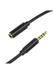Аудио кабель Borofone BL12 3.5 audio extension cable Male to Female (2m) Черный