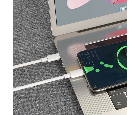 Дата кабель Borofone BX44 High-energy Type-C to Type-C 100W (1m) Белый