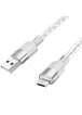 Дата кабель Hoco X99 Crystal Junction USB to MicroUSB (1.2m) Gray
