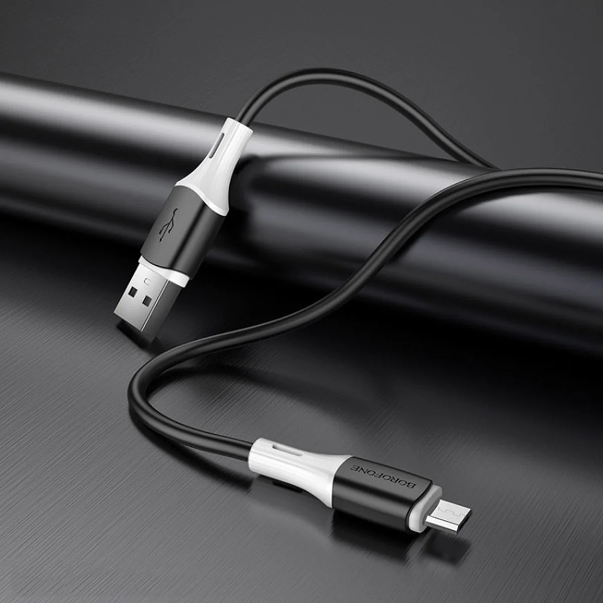 Дата кабель Borofone BX79 USB to MicroUSB (1m) Черный