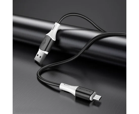Дата кабель Borofone BX79 USB to MicroUSB (1m) Черный