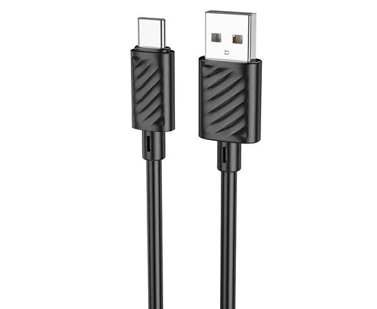 Дата кабель Hoco X88 Gratified USB to Type-C (1m) Black