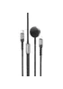 Дата кабель Hoco CW54 2in1 Type-C to iWatch/Lightning 2.5W (1.2m) Black
