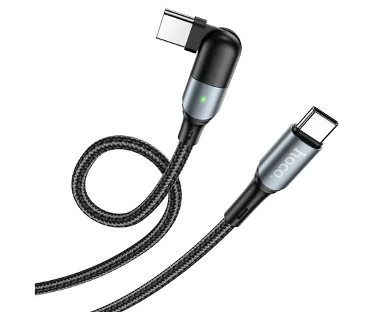 Дата кабель Hoco U100 "Orbit" Type-C to Type-C 100W (1.5m) Черный