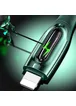 Дата кабель USAMS US-SJ469 Raydan Series USB to Lightning Smart Power-off Cable (1.2m) Темно-зеленый