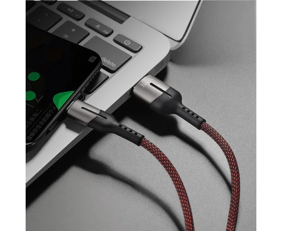 Дата кабель Hoco U68 "Gusto" Type-C 5A (1.2m) Черный