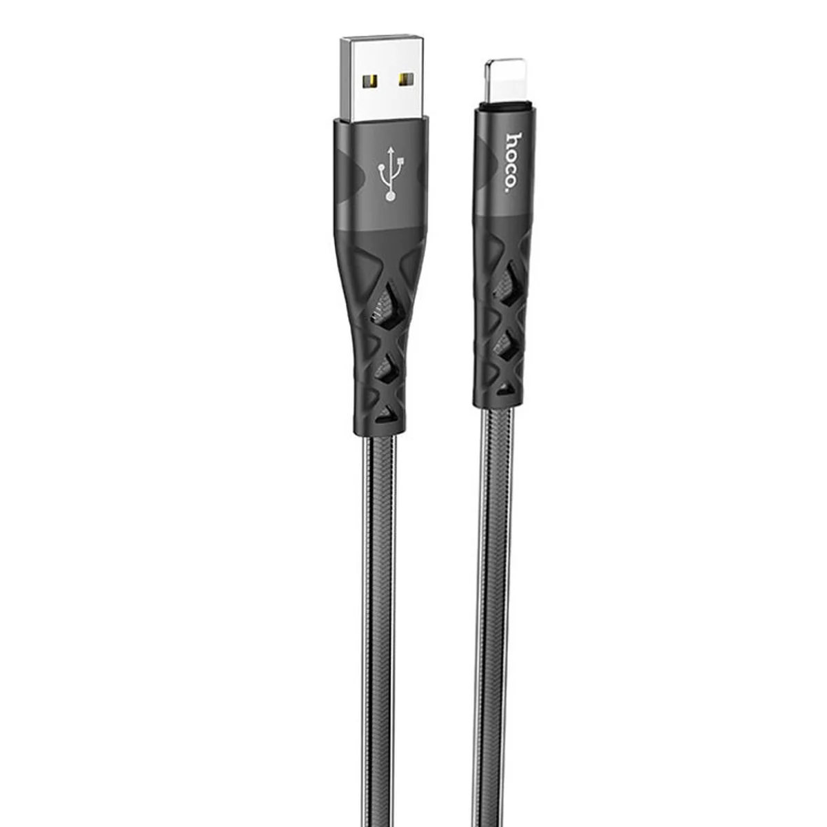 Дата кабель Hoco U105 Treasure USB to Lightning (1.2 m) Черный
