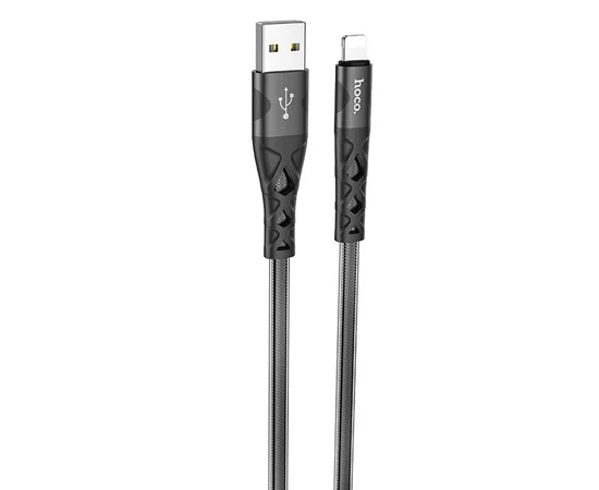 Дата кабель Hoco U105 Treasure USB to Lightning (1.2 m) Черный