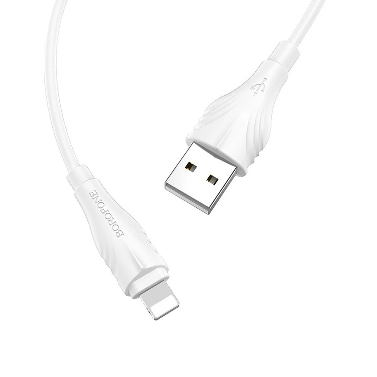 Дата кабель Borofone BX18 Optimal USB to Lightning (1m) Білий