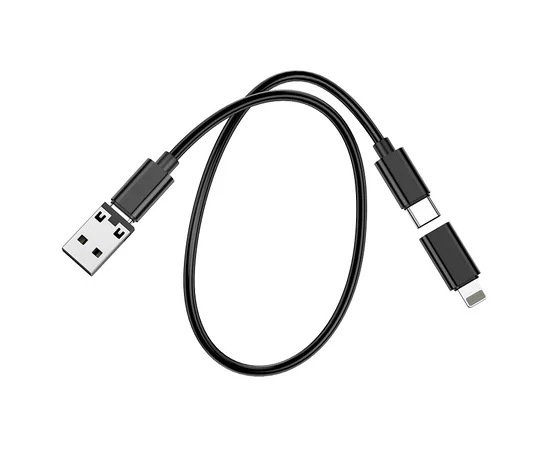 Дата кабель Hoco U114 Treasure box 60W (0.28m) Black