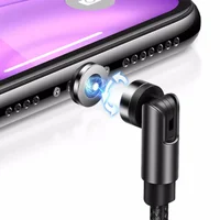 Дата кабель USAMS US-SJ473 U59 Type-C Rotatable Magnetic (1m) Черный