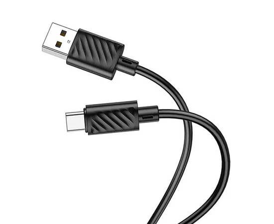 Дата кабель Hoco X88 Gratified USB to Type-C (1m) Black