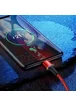 Дата кабель Baseus Halo Data Type-C 3A (0.25m) Красный