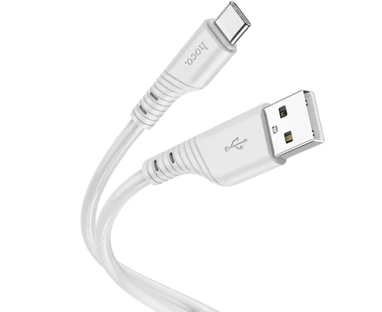 Дата кабель Hoco X97 Crystal color USB to Type-C (1m) Light gray