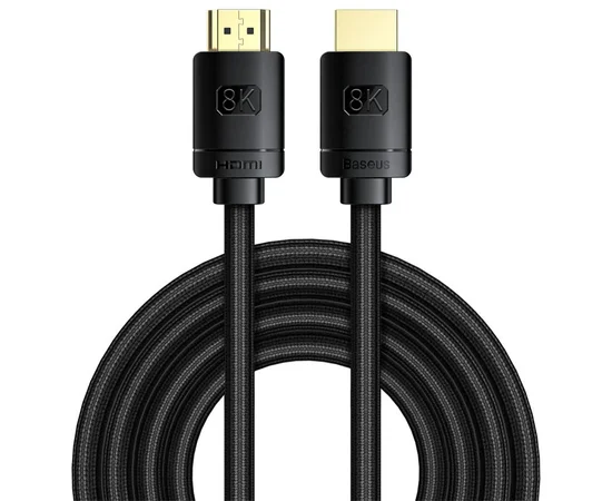 Дата кабель Baseus HDMI High Definition 8KHDMI To 8KHDMI (3m) (CAKGQ-L01) Black