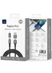 Дата кабель WIWU Wi-C085 Raptor Pro 2in2 USB-A + USB-C/Type-C to Lightning (1m) Black