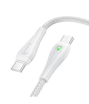 Дата кабель Borofone BX100 Advantage 60W Type-C to Type-C Gray