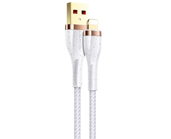Дата кабель Usams US-SJ487 U64 Aluminum Alloy USB to Lightning 1.2m Белый