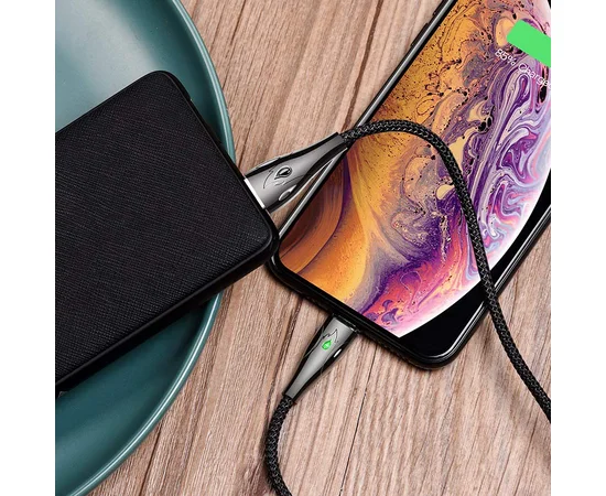 Дата кабель Hoco U75 "Blaze magnetic" Lightning (1.2М) Черный