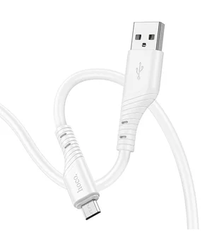 Дата кабель Hoco X97 Crystal color USB to MicroUSB (1m) White Дата кабель Hoco X97 Crystal color USB to MicroUSB (1m) White