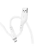 Дата кабель Hoco X97 Crystal color USB to MicroUSB (1m) White