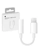Адаптер для Apple Lightning to 3.5mm Headphone Jack (ААА) (box, no logo) Белый