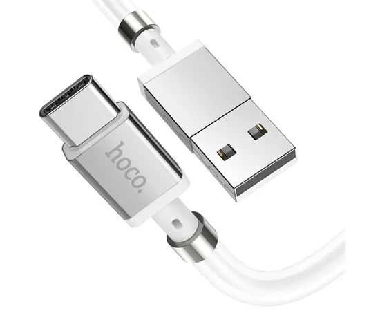 Дата кабель Hoco U91 "Magic magnetic" Type-C (1М) Белый