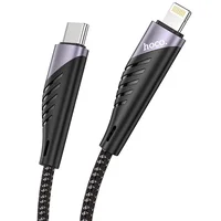 Дата кабель Hoco U95 Freeway 4in1 USB/Type-C to Type-C/Lightning 60W (1.2m) Black