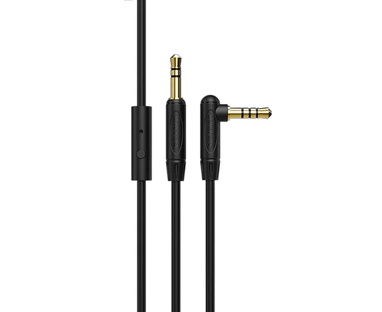 Аудио кабель Aux Borofone BL5 with mic Черный