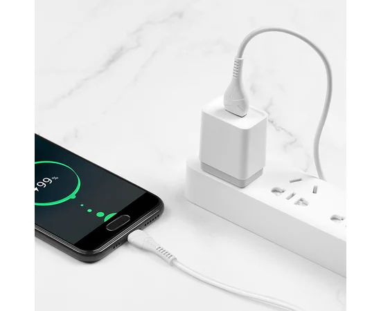 Дата кабель Hoco X37 "Cool power&rdquo; Type-C (1m) Белый
