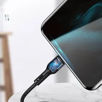 Дата кабель Usams US-SJ449 U55 Aluminum Alloy Braided USB to Type-C (1m) Black