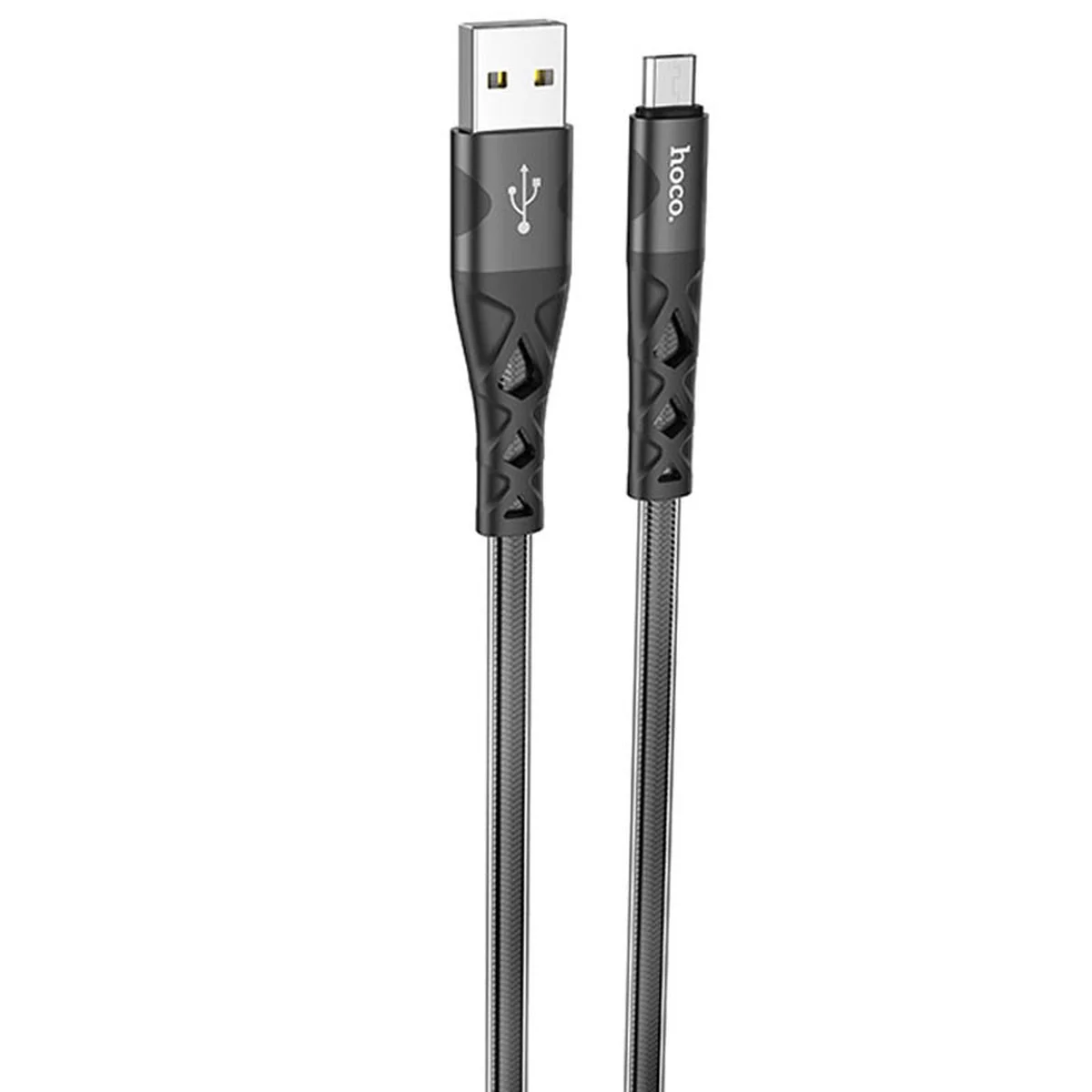 Дата кабель Hoco U105 Treasure USB to MicroUSB (1.2 m) Чорний