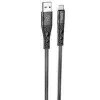 Дата кабель Hoco U105 Treasure USB to MicroUSB (1.2 m) Чорний