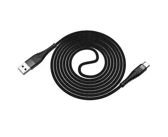 Дата кабель Hoco UD02 "Grandiose" Type-C (1m) Черный