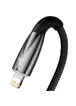 Дата кабель Baseus Glimmer Series Fast Charging Data Cable Type-C to Lightning 20W 1m (CADH000001) Black