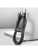 Дата кабель Baseus Cafule Type-C Cable 3A (1m) Черный / Серый