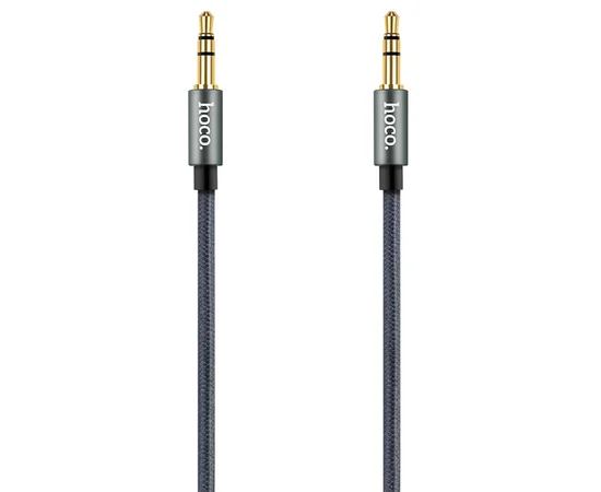 Аудио кабель Aux Hoco UPA03 (1m) Серый