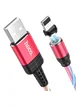 Дата кабель Hoco U90 "Ingenious streamer" Lightning (1m) Красный